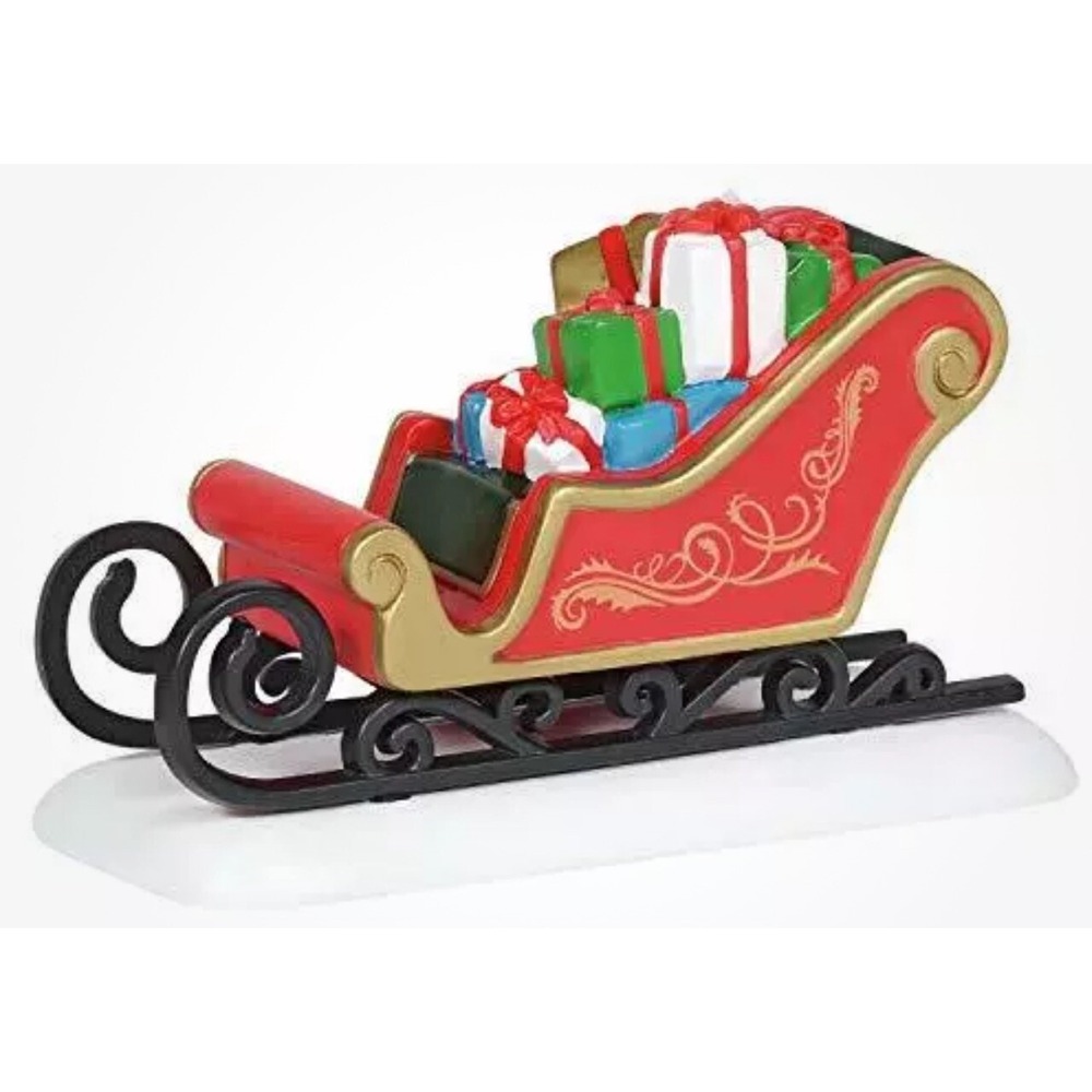 Department 56 Village Collection Accessories Classic Christmas Sleigh 6005523
